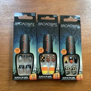 Halloween Broadway Nails Press-on Manicure Glow in the Dark